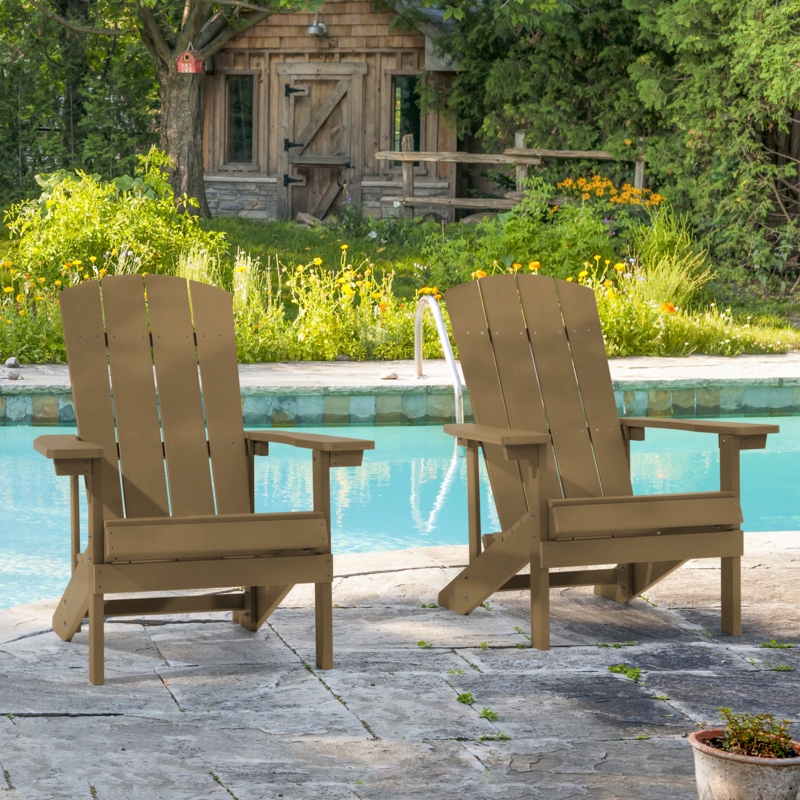 Bucareli Plastic Adirondack Chair (Set of 2)