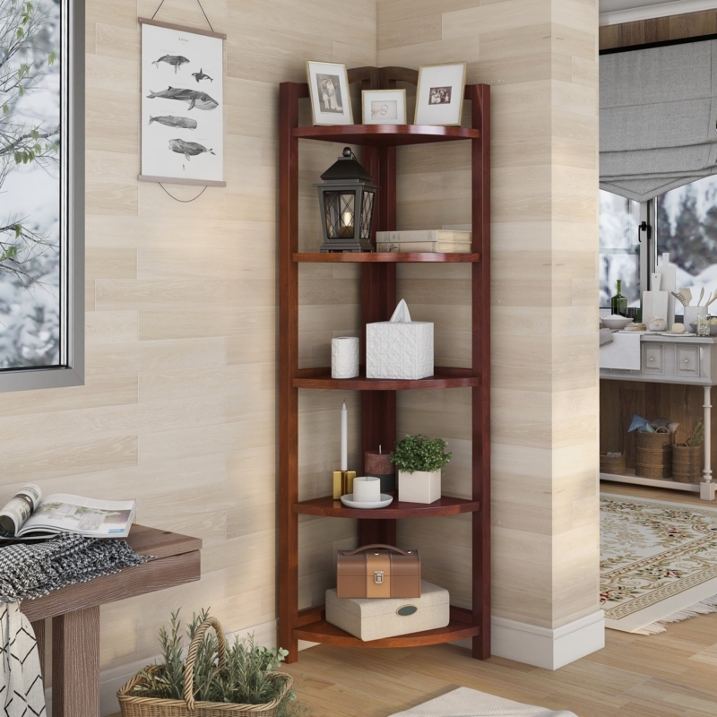 Carlotta Corner Bookcase