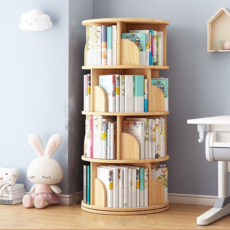 Catalinas 51'' H X 18'' W Solid Wood Pan Tree BookShelf Bookcase