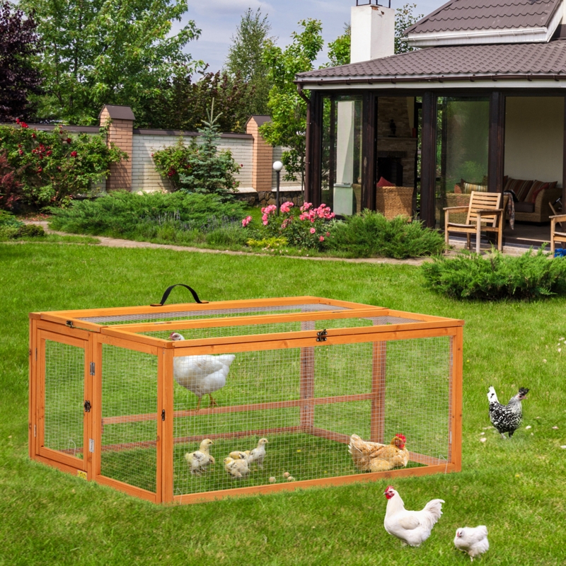 Auggie deluxe rabbit hutch chicken coop with chicken run best sale