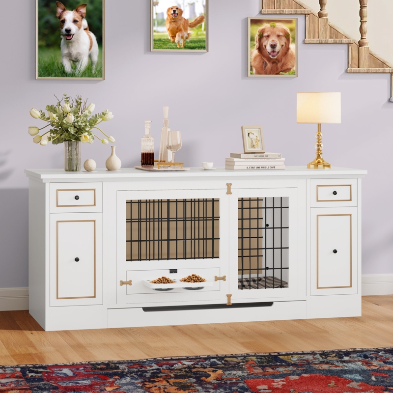 Colville 2-In-1 Furniture-Style Dog Crate