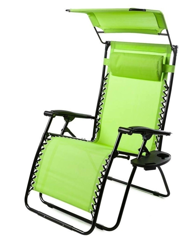 Deluxe Folding Zero Gravity Chair with Cushions