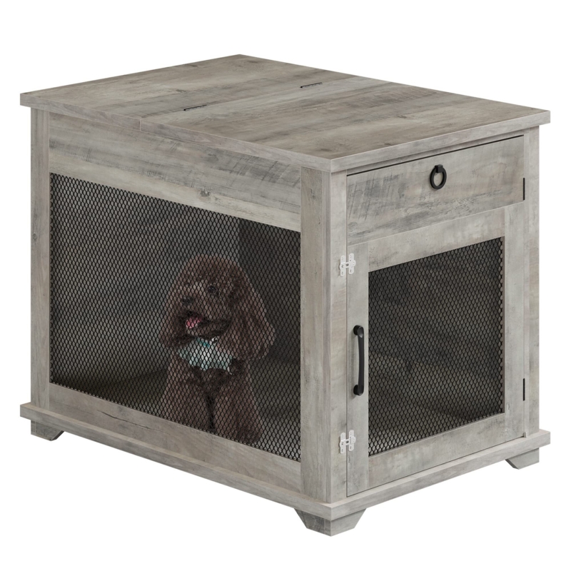 Dog Crate Furniture With Flip Top