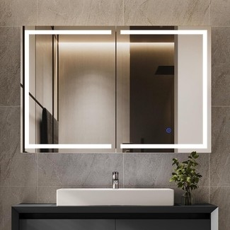 Beveled Mirror Medicine Cabinet - Foter