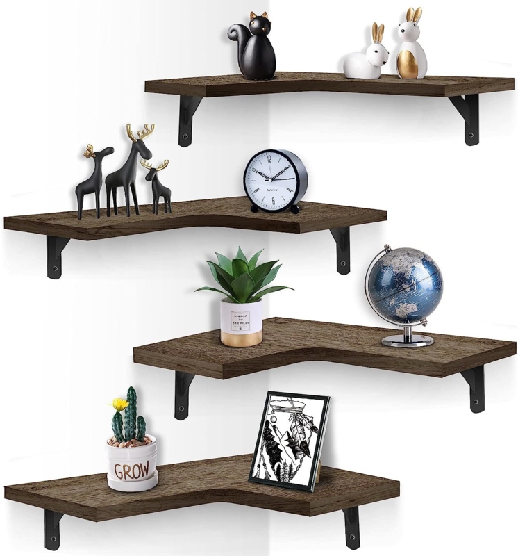 Doyna 4 Piece Corner Shelf