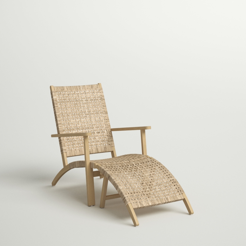 Etheria Patio Chair with Ottoman