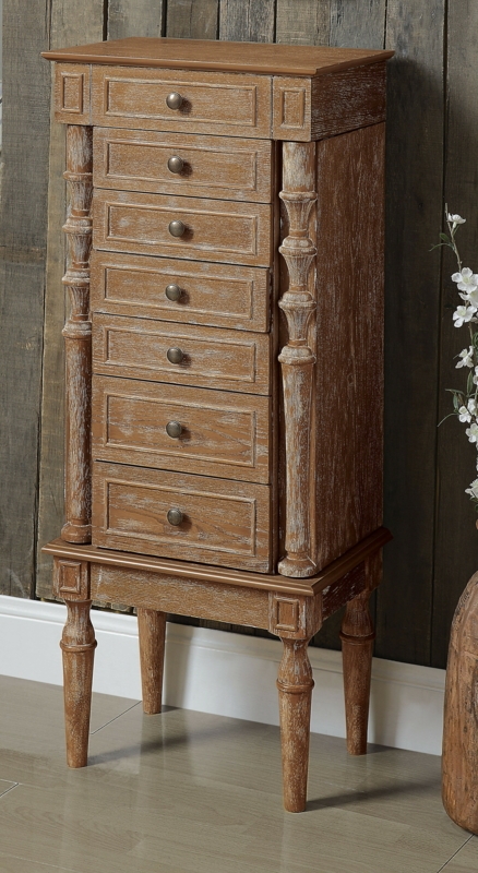 Ferrier 16'' Wide Freestanding Jewelry Armoire with Mirror