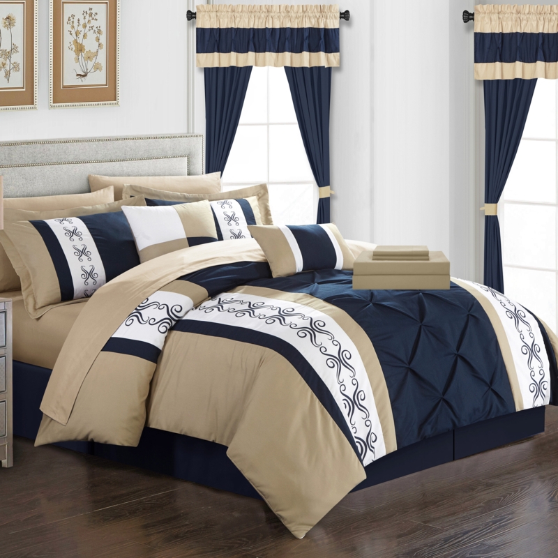 Gallucci Microfiber Traditional 20 Piece Comforter Set