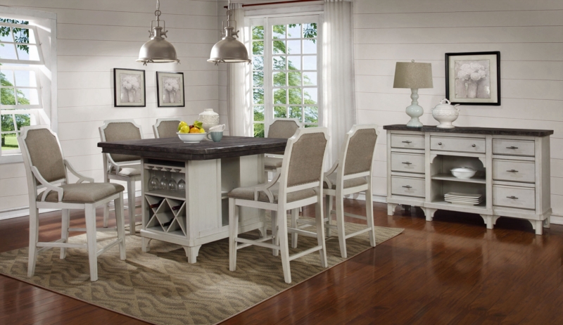 Georgetown Wood Kitchen Island Set