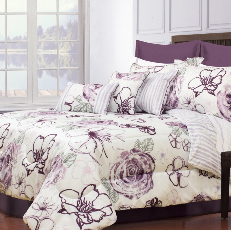 Hammad Modern & Contemporary Floral Comforter Set