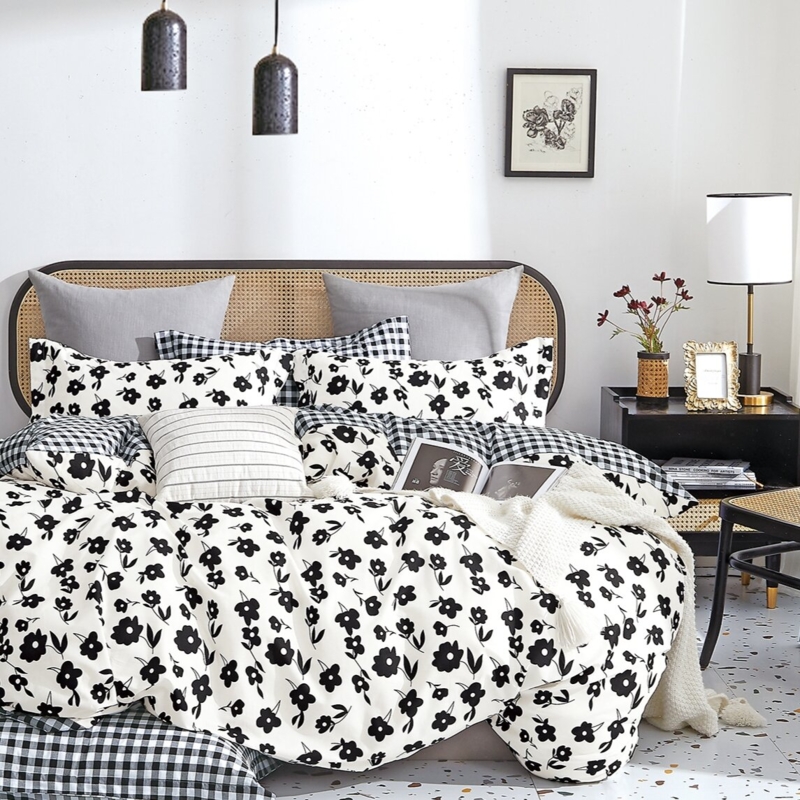 Hepburn Cotton Twill Floral Comforter Set