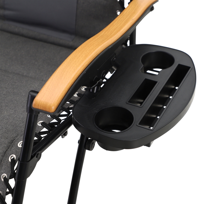 Ibtissam Folding Zero Gravity Chair with Cushions