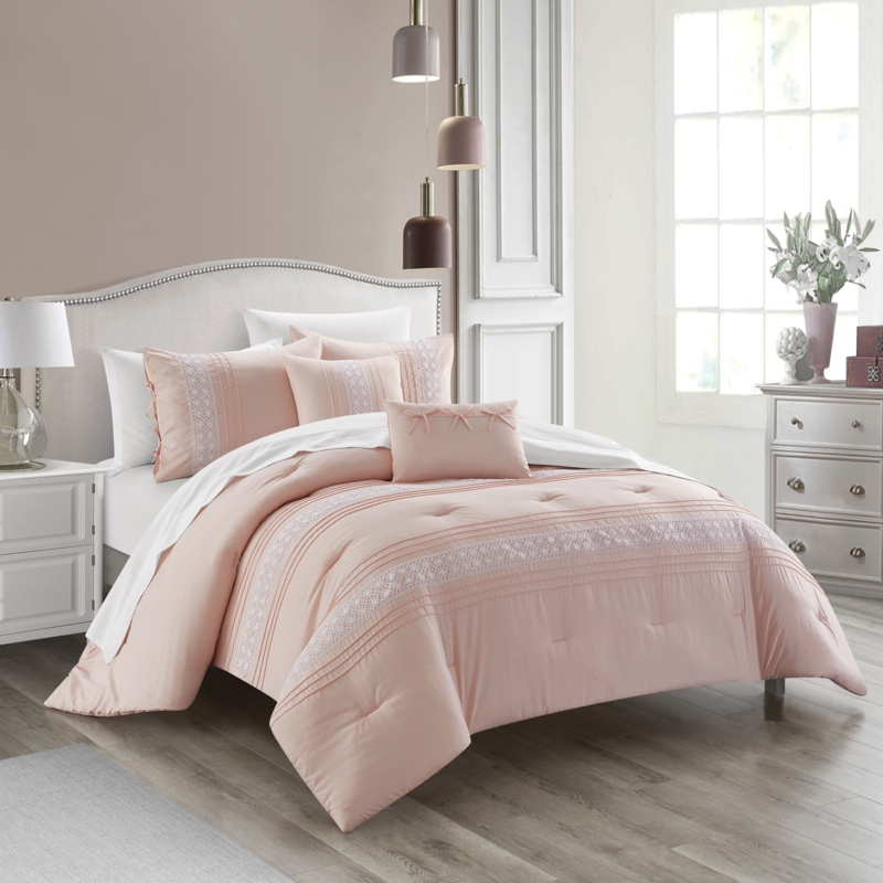 Janera Striped Comforter Set