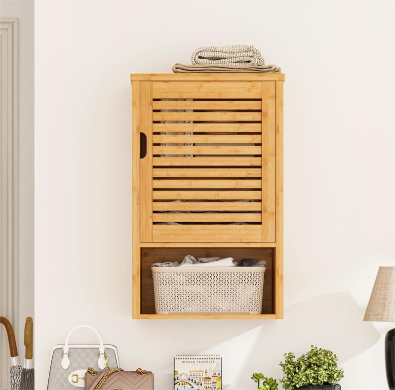 Jostun Solid Wood Wall Bathroom Cabinet
