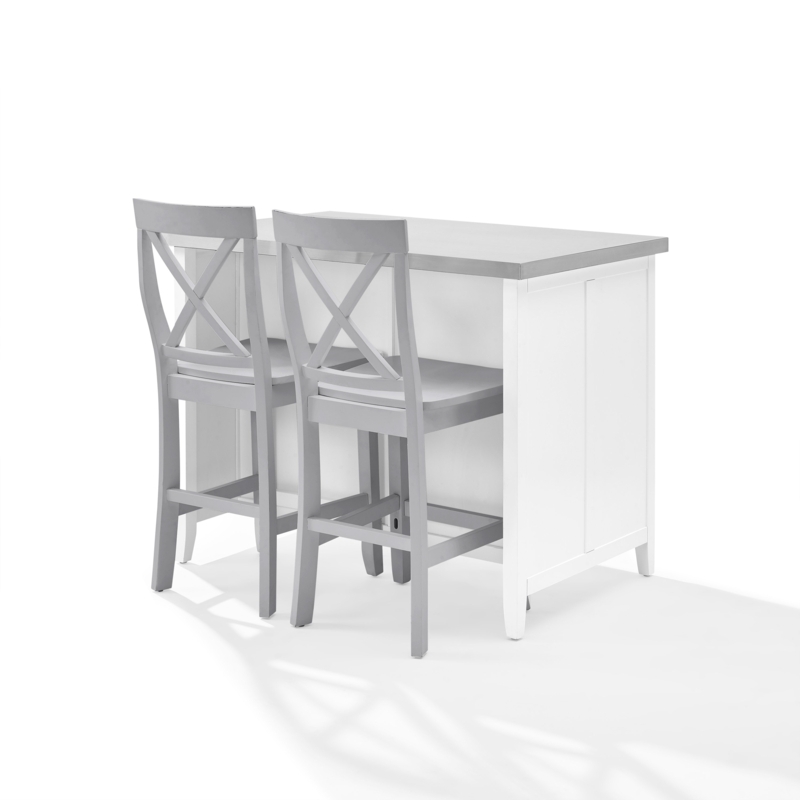 Karoma Metal Kitchen Island Set
