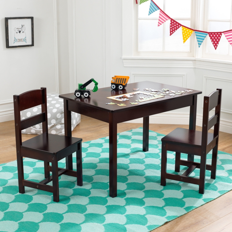 Kids 3 Piece Play Or Activity Table and Chair Set