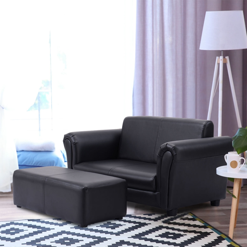 Lach Kids 8.5'' Club Chair Chair and Ottoman