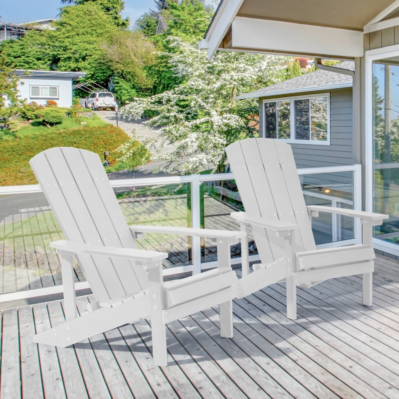 Lall Plastic Adirondack Chair (Set of 2)