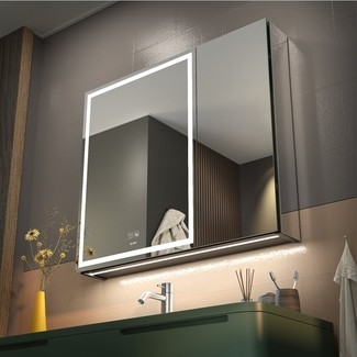 Beveled Mirror Medicine Cabinet | Foter