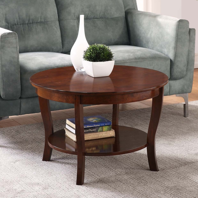 Pennels 30" Coffee Table with Shelf