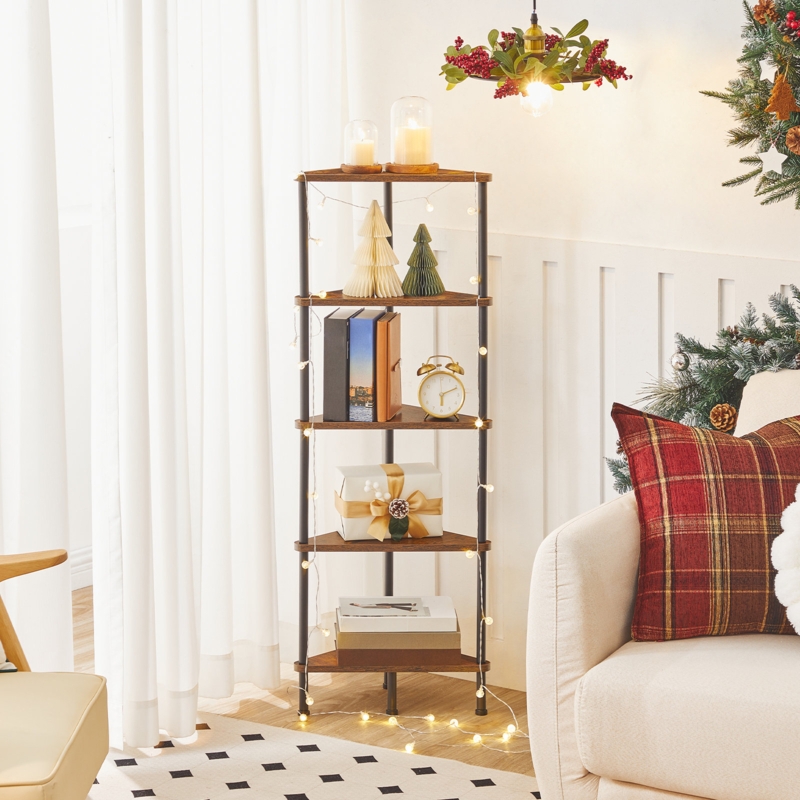Pimental Corner Bookcase