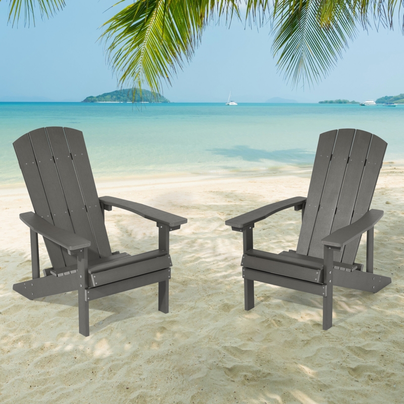 Plastic Adirondack Chair (Set of 2)
