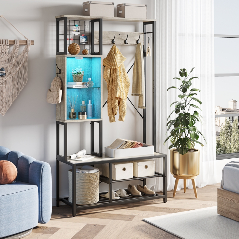 ◆sala tree◆ LED Hall Tree Collection – Modern Entryway Solutions | Sikaic