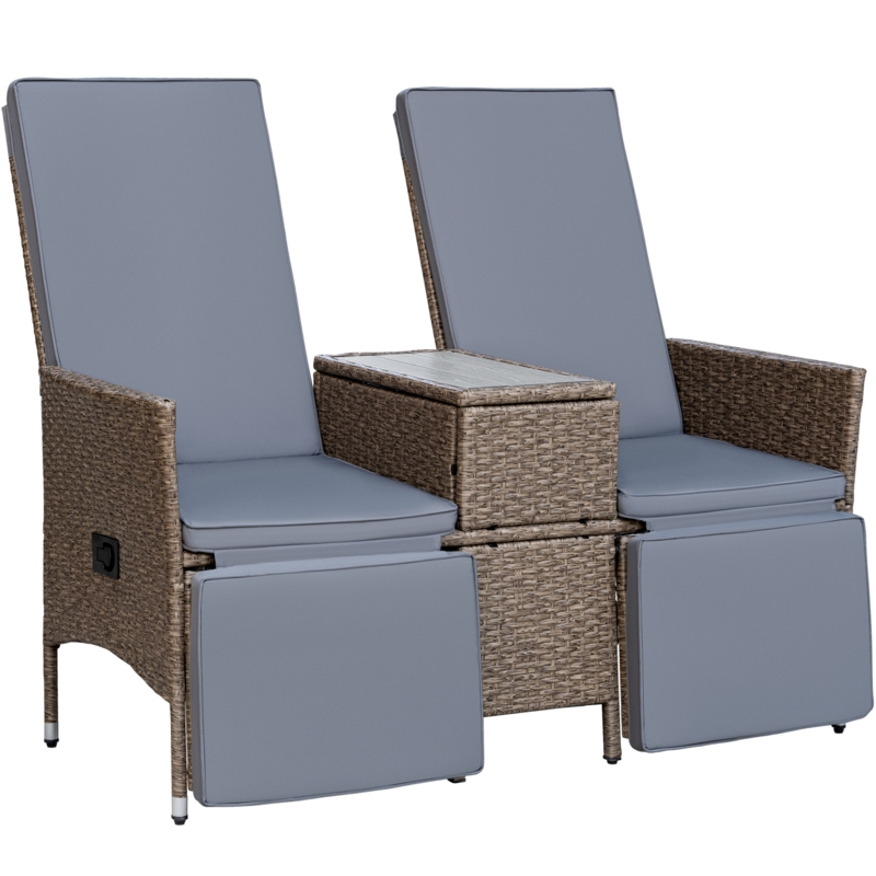 Rosely Recliner Patio Chair with Cushions