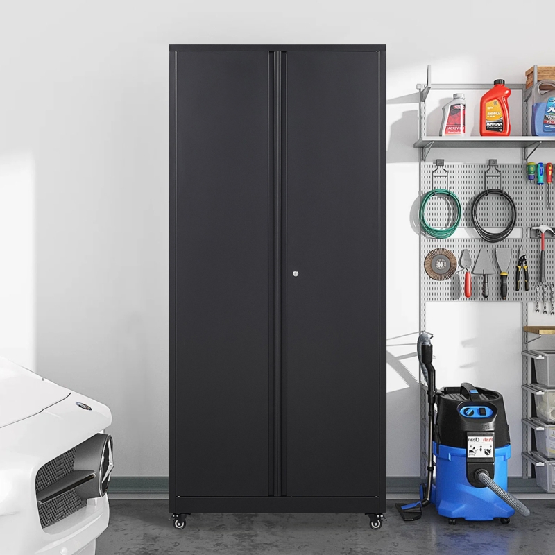 Steel Single Storage Cabinet ( 70.86'' H x 31.5'' W x 15.35'' D)