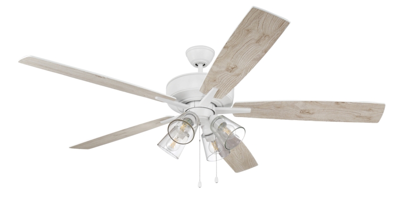 Super Pro 104 Clear 4 Light Kit 60'' Ceiling Fan with Light Kit