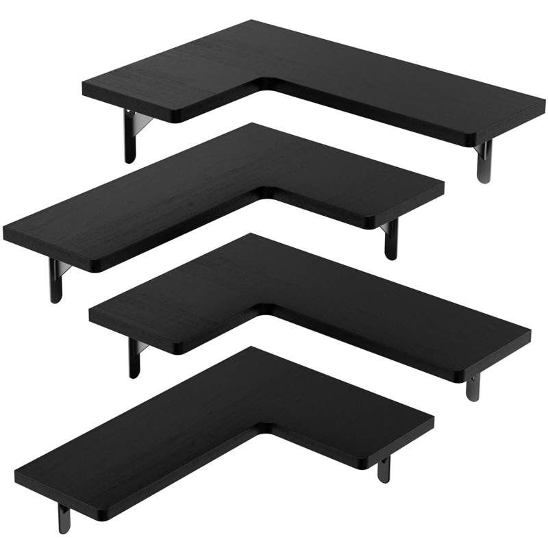 Tilia 4 Piece L-Shaped Corner Shelf