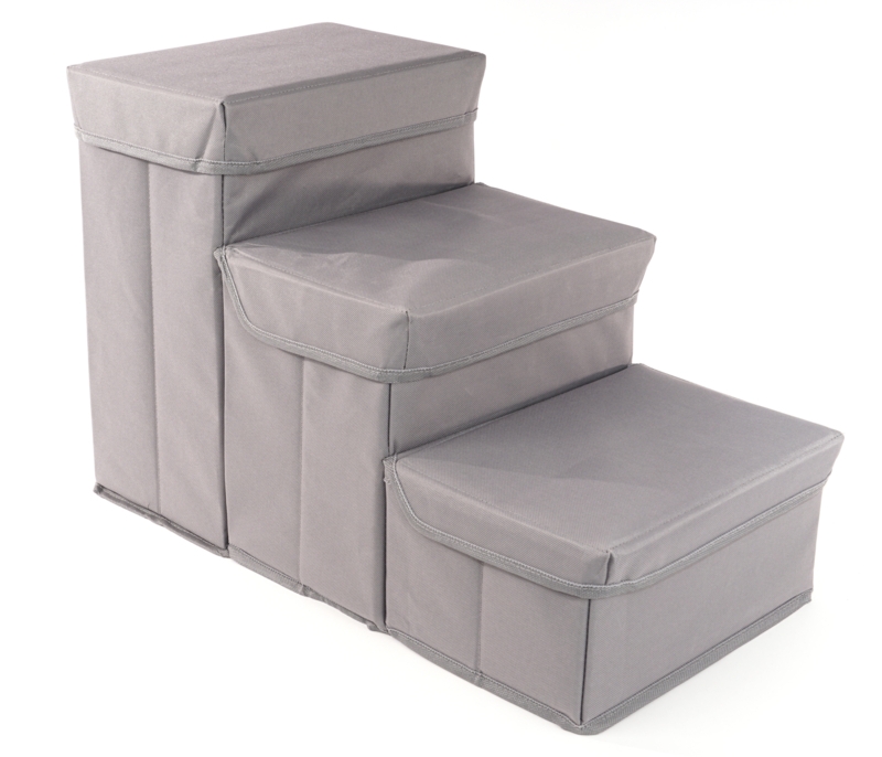 Wava Padded 3 Step Pet Storage Foldable Steps
