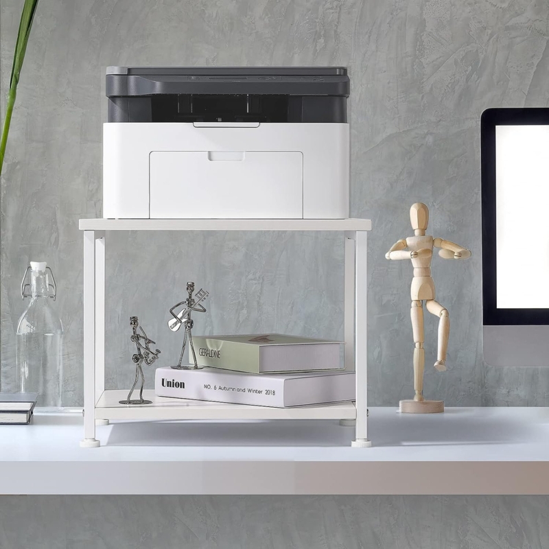 13.7'' H x 16.54'' W Printer Stand with Wheels