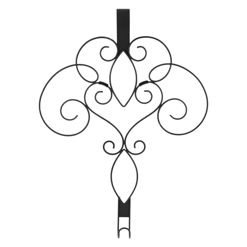 18" Metal Scroll Hanger