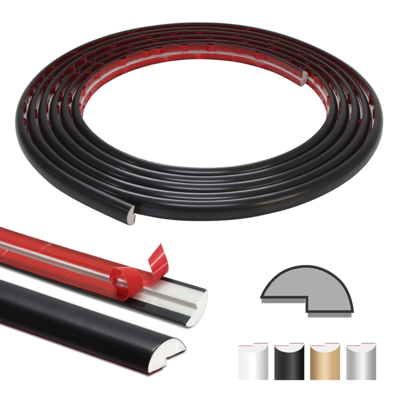 180'' x 0.77'' PVC Peel And Stick Edge Trim