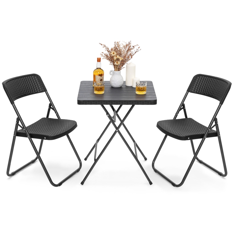 2 - Person Square Outdoor Dining Set with Cushions