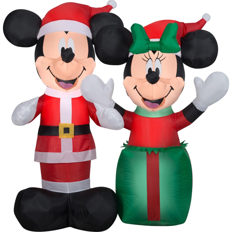 2 Piece Mickey and Minie Mouse Inflatable Set