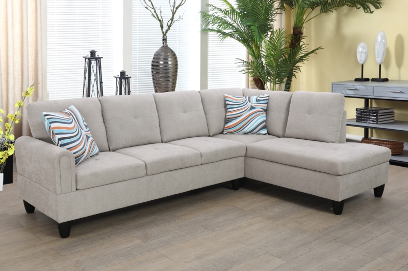 2 - Piece Velvet Sectional