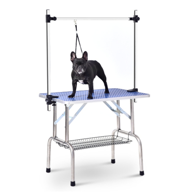 24'' D Metal Adjustable and Foldable Dog Folding Grooming Table