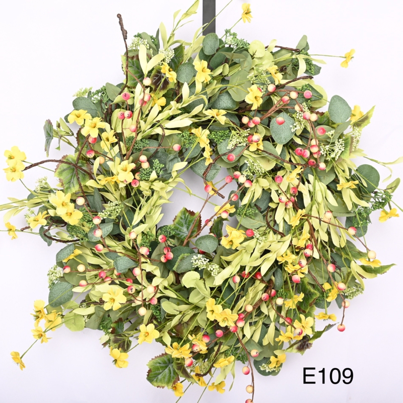 26" Spring Front Door Wreath Eucalyptus and Lilac