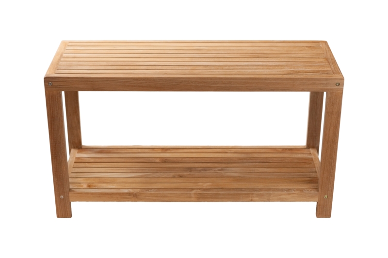 35'' W Teak Shower Bench