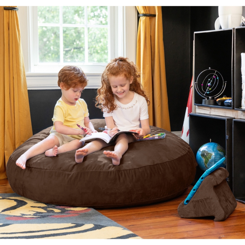 4 Ft. Cocoon Kids Bean Bag Chair and Crash Pad - Microsuede