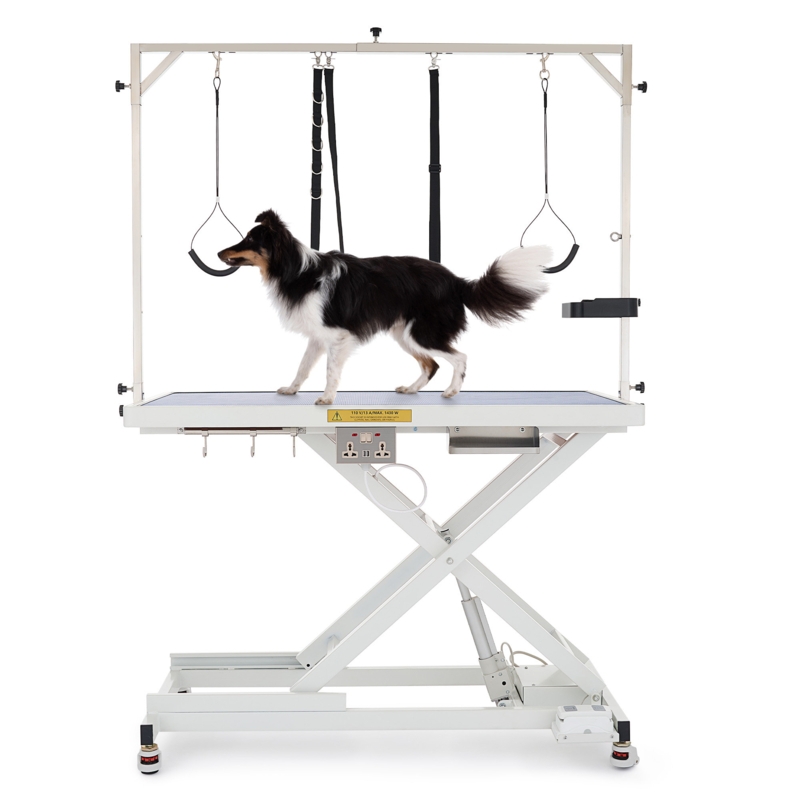 47" Electric Pet Grooming Table Dog Grooming Station Height Adjustable
