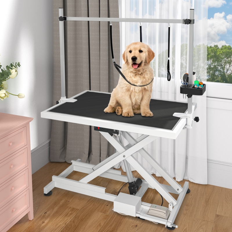 50'' W x 26'' D Dog Electric Grooming Table