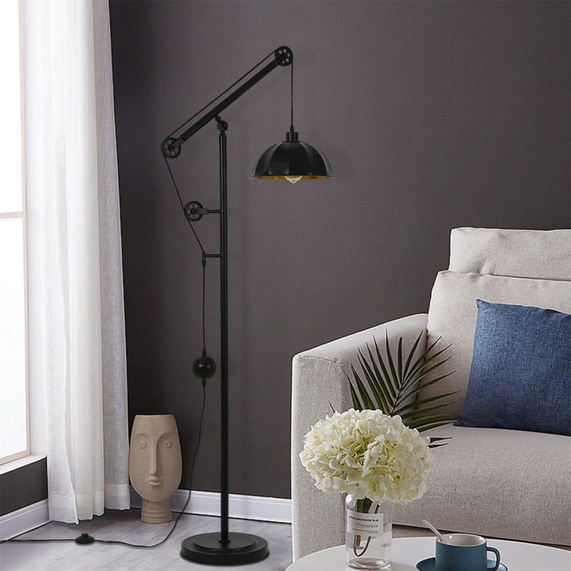 69" Swing Arm Floor Lamp