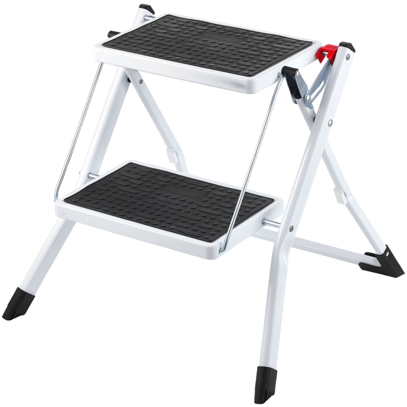 Aadya 2 - Step Steel Lightweight Folding Small Step Ladder