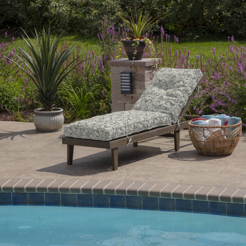Abdur-Rafay Outdoor Chaise Lounge 6.5" Cushion