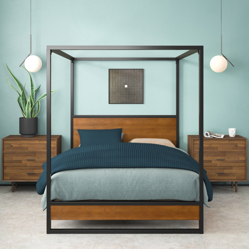 Abigail Metal Canopy Bed