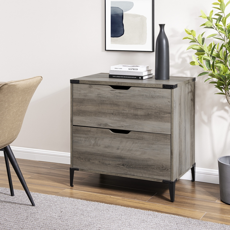 Adamas 30'' Wide 2 -Drawer File Cabinet