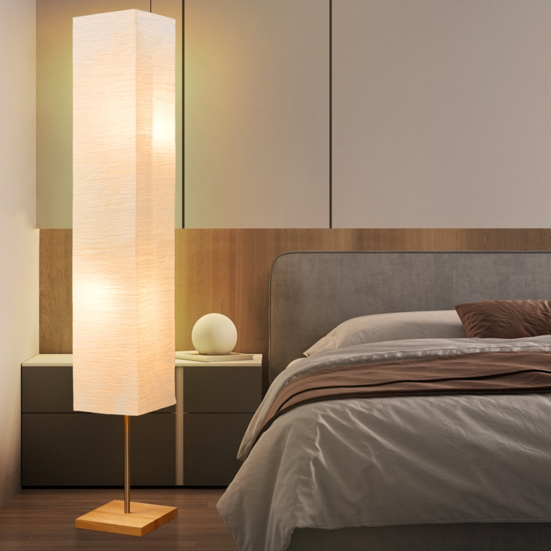 Adeela 65" Floor Lamp for Living Room 3 Way Dimmable Led Floor Lamp Column Floor Lamp